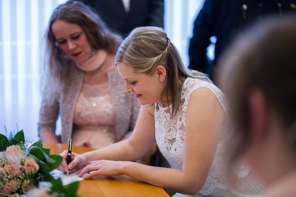 Hochzeit im Standesamt Wandsbek und Ohlendorffsche Villa in Volksdorf